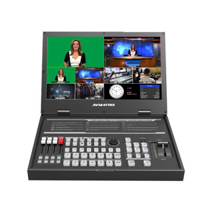 AVMATRIX迈拓斯 6通道SDI/HDMI导播15.6寸切换台 PVS0615U录制