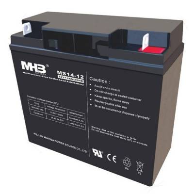 MHB闽华蓄电池MS14-12 12V14AH/20HR通讯设备 电梯 消防照明