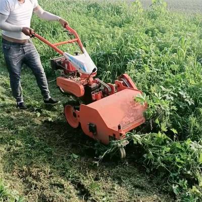 自走手推碎草机 果园杂草粉碎机 农用玉米秸秆还田机