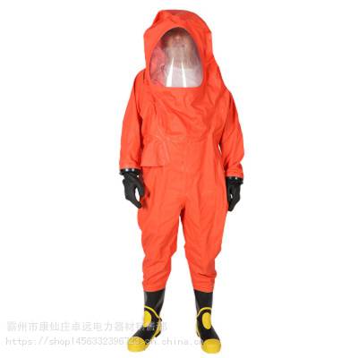 消防重型防化服全封闭式防化服轻型防护服连体防酸碱防腐蚀服