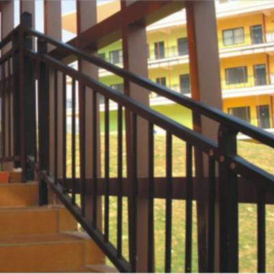 百色 明华 工地施工平台防护栏作业安全平台楼梯玻璃钢扶手
