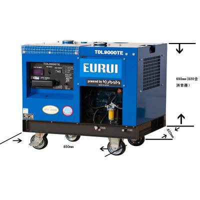 供应原装日本东洋雅马哈同款柴油三相9KVA发电机TDL9000TE
