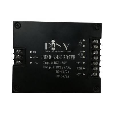 ӦPINYƷԴDC/DCصԴ80W·24Vת12V/5V/-5VԴģ
