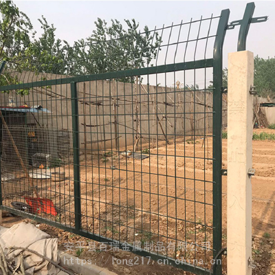 百瑞供应铁路护栏网 浸塑金属边框护栏 1.8米高框架隔离栏