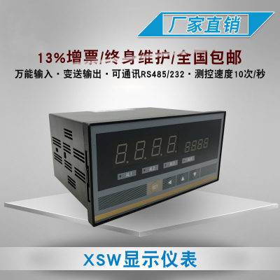 2021-XSW系列输入双窗口显示数显仪 XSW温度显示仪 压力仪表 XSW液位仪