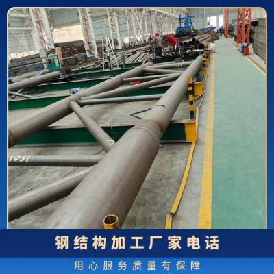 球型网架钢结构加工 大型游乐场加油站工程焊接型箱型钢柱