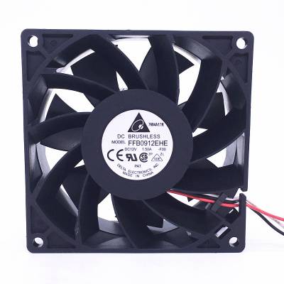 台达 9cm 12v 1.50A 9038 9238 FFB0912EHE 游戏机电源大风量风扇