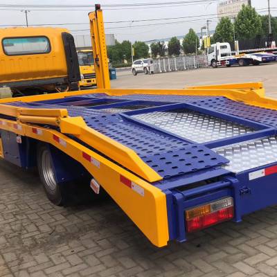 国五东风多利卡二位板轿运车不落地2位板轿运车拉商品车不落地支持