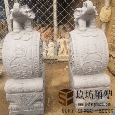 家用门墩 石雕门墩家用 石雕门墩抱鼓石