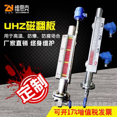 密度1.2g防腐磁耦合液位计UHZ-57/726-UK测量3500mm