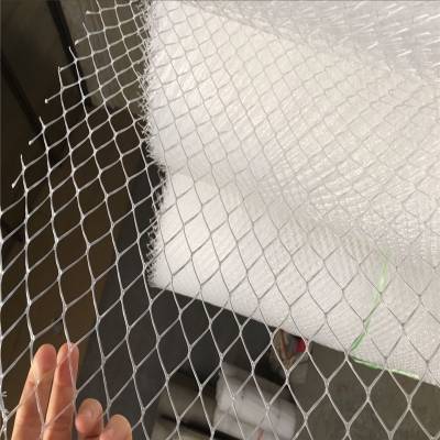 白色养殖网脚垫 过滤用塑料网片 阳台安全防坠网