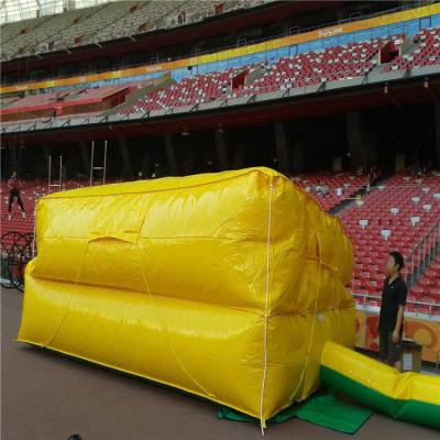 高楼作业安全保护气垫床户外防摔演练充气气囊抗撕扯消防救生气垫