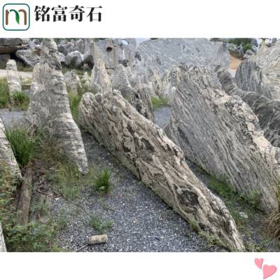 小型雪浪石景观摆放，别墅庭院布置雪浪石，江西人工造型石