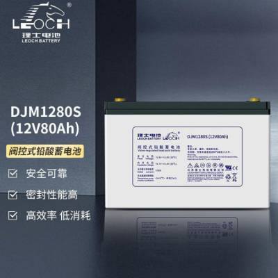 LEOCH理士铅酸蓄电池DJM1280 12V80AH UPS/EPS电源配套