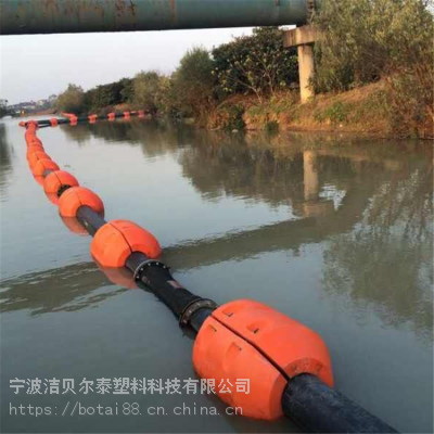 聚乙烯疏浚浮筒河道挖泥船配套浮体尺寸