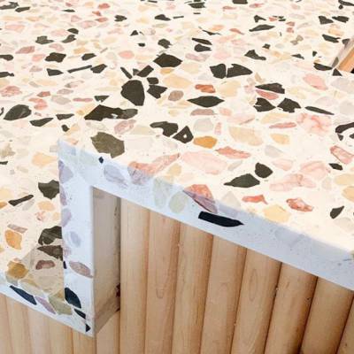 人造石水磨砖防潮防滑水磨石地板砖水磨石艺术制品加工