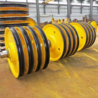 抓斗定滑轮吊钩动滑轮5t铸钢滑轮组天车起升钢丝绳滑轮组