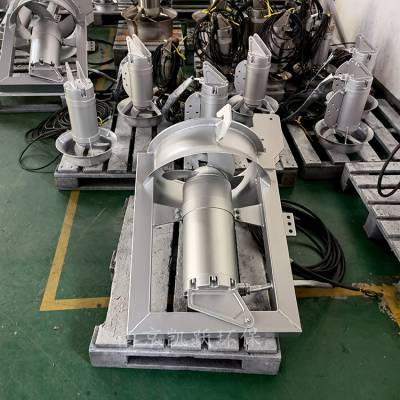 硝化液回流泵 大流量低扬程深水混合搅拌机 穿墙安装图