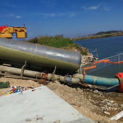 高标准农田灌溉浮筒式潜水泵农田河道取水漂浮式水泵