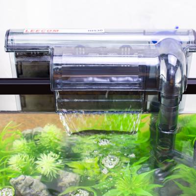 LEECOM日创水族箱缸外过滤器 鱼缸外置过滤器