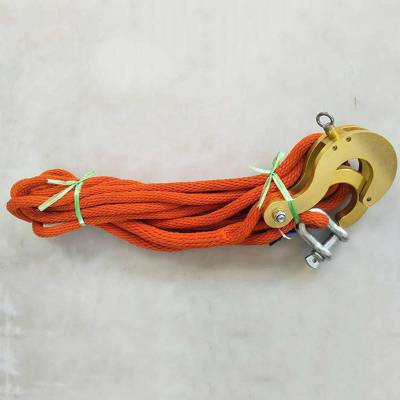 电力试验用绳蚕丝导线后备保护绳电工安全带保护绳绝缘保护绳威固
