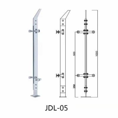 酒店楼梯装饰 304不锈钢 楼梯立柱 JDL-05 可非标定做