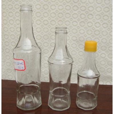 徐州玻璃瓶厂家批发定制500ml玻璃胡麻香油瓶