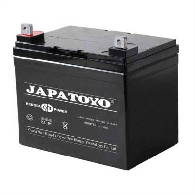 JAPATOYO东洋蓄电池6GFM33 12V33AH直流屏 UPS/EPS电源 光伏发电