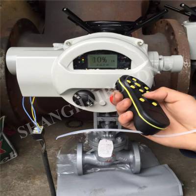 电动截止阀 J941H-40C DN150 智能调节型电动截止阀