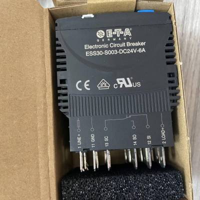 E-T-A 品牌生产的固态断路器ETA ESS30-S003-DC24V-6A