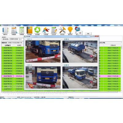 上海SCS-120T车牌识别地磅，停车场识别车牌称重机