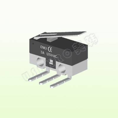 微动开关UK-E0524-YW/侧出端子微动开关-美韩电子