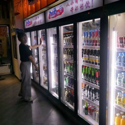 三门峡饮料保鲜展示柜商超冷链低温奶冷风柜
