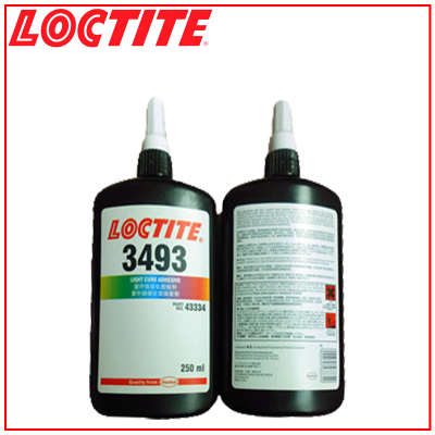 汉高乐泰 LOCTITE 紫外线固化胶 3493 透明淡稻草色 250mL/瓶