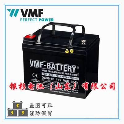 德国VMF-BATTERY蓄电池DC36-12铅酸免维护12V-36AH应急UPS储能