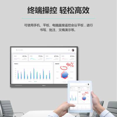 四川成都海信会议平板总代理-海信55英寸55R6A专业版商用显示触控一体机