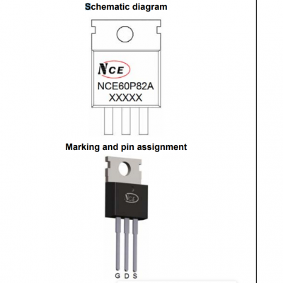 NCE60P82A ½TO-220 NCE Pǿ͹MOSFET