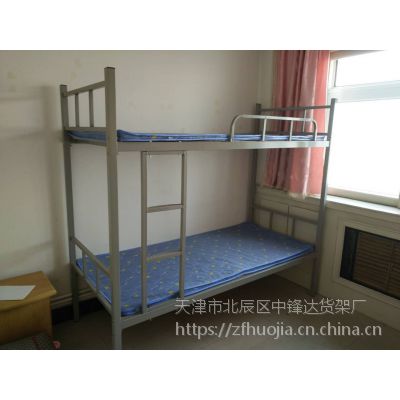 天津上下铺铁床高低床公寓双人床员工宿舍铁艺床双层学生上下床