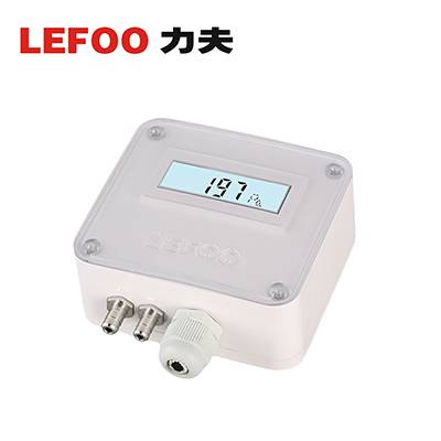 力夫LEFOO LFM110数显微压差余压传感器 暖风系统空气压力检测 暖通恒压数显压差变送器