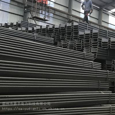 建筑工地河道钢板桩U型拉森钢板桩堤岸堤坝墙钢板桩围堰