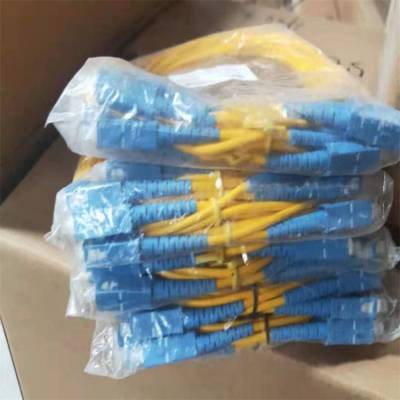 甘肃省大量回收fc圆头6米2.0线径细光纤跳线 回收单模光纤连接器