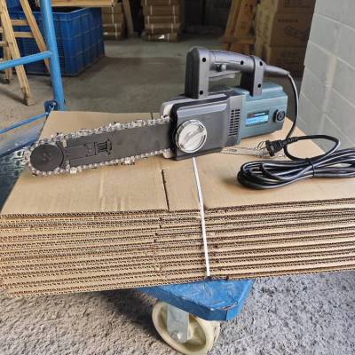 220V手提式加气块砖切断机 泡沫砖切割链锯 电动轻质砖链条锯