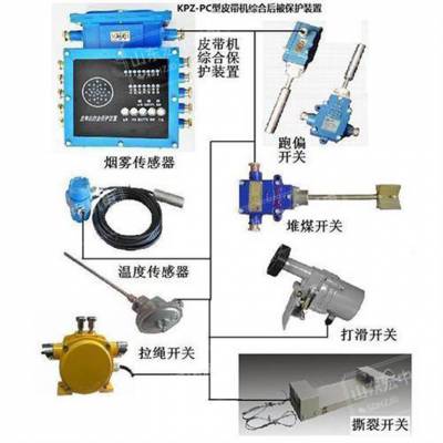 煤矿用带式输送机综合保护装置主机 矿用本质安全型撕裂传感器