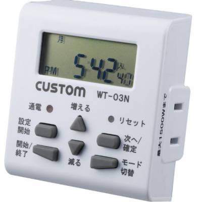 日本CUSTOM东洋 WT-03N 全新原装100V计时器进口