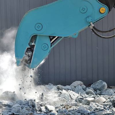 鳄式液压破拆钳楼房拆除房屋拆除拆除钳挖机改装破碎钳建筑碎石钳