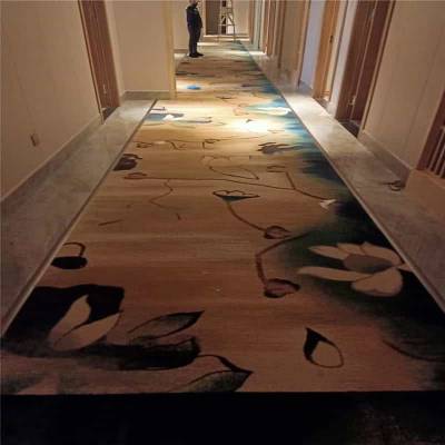 主题宾馆地毯榆林吴堡酒店洽谈区方块地毯沥青底写字楼会议室