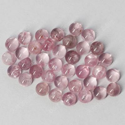 厂家批发天然粉色尖晶圆形-粉尖晶有收藏价值吗