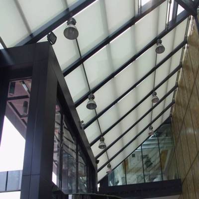 日照采光顶电动遮阳帘阳光房室内天棚帘玻璃顶隔热天幕帘