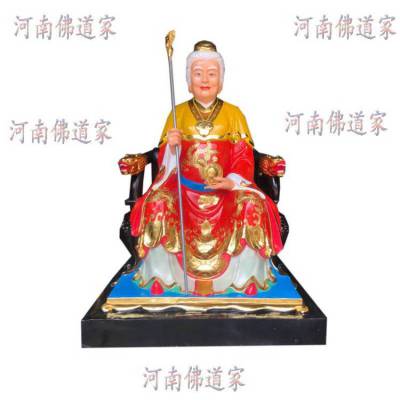 泰山奶奶神像图片 河南树脂神像 碧霞元君神像 树脂泰山老母