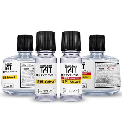 日本旗牌TAT工业用SOL-1-32速干印油溶剂稀释布表面干燥印油